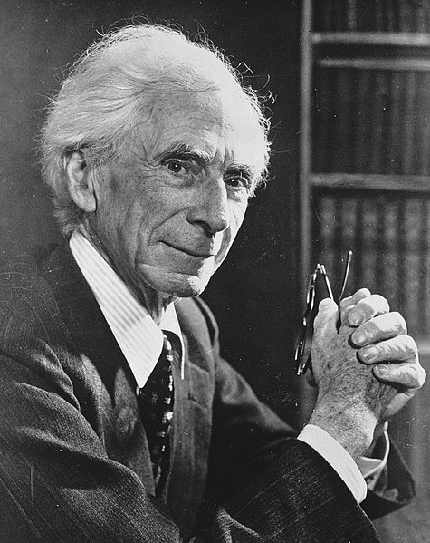 Bertrand Russell in 1957