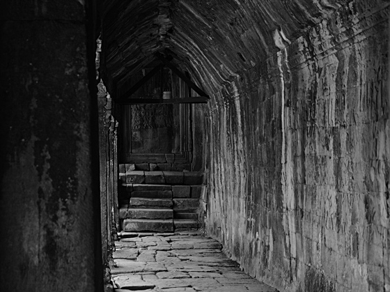 Creepy dungeon passageway