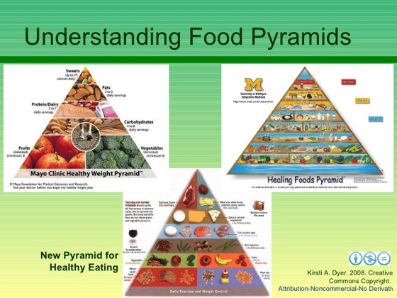 Food pyramids