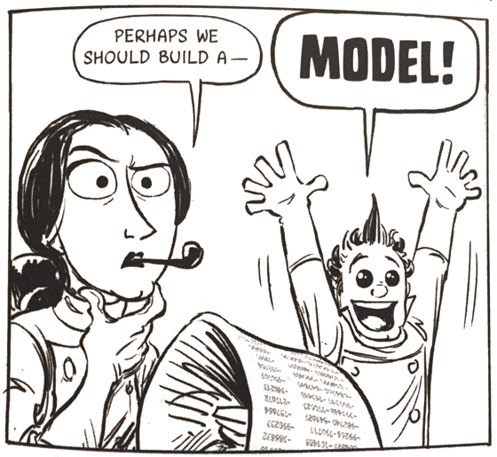 Lovelace and Babbage: perhaps we should build a model!